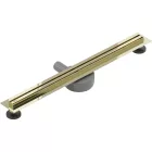 Mexen Flat 360° Slim vonalmenti zuhanyfolyóka 50 cm, arany