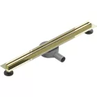 Mexen Flat 360° Slim vonalmenti zuhanyfolyóka 50 cm, arany