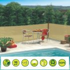 Árnyékoló háló Extranet 1.5x50 m homok 80%, 90G/M2