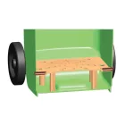 Komposzt BIO kuka 120 L BARNA kerekes