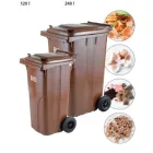 Komposzt BIO kuka 120 L BARNA kerekes