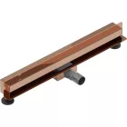 Mexen Flat Wall falba építhető zuhanyfolyóka 50 cm, rózsaarany