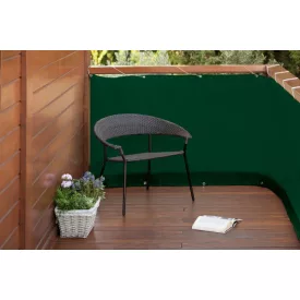   Balcony Easy erkélyháló füzőlyukakkal, 0,9x5 m, zöld, 90%-os takarás, 160 g/m²