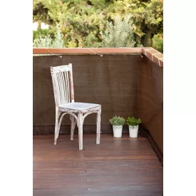   Balcony Easy erkélyháló füzőlyukakkal, 0,9x5 m, barna, 90%-os takarás, 160 g/m²