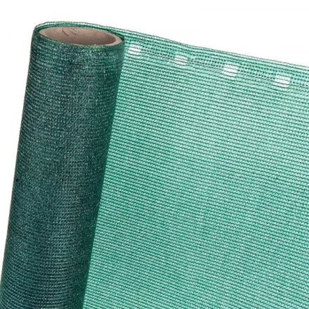 Árnyékoló háló kerítésre, 1x50 m, zöld, 80%-os takarás, 90 g/m²