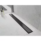 Mexen Flat M13 vonalmenti zuhanyfolyóka 50 cm, matt fekete