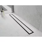 Mexen Flat M13 360° forgatható vonalmenti zuhanyfolyóka 70 cm, matt fekete