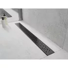 Mexen Flat M12 360° forgatható vonalmenti zuhanyfolyóka 50 cm, matt fekete