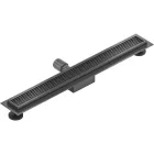 Mexen Flat M33 vonalmenti zuhanyfolyóka 50 cm, matt fekete