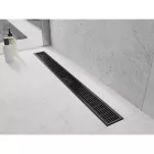 Mexen Flat M33 360° forgatható vonalmenti zuhanyfolyóka 70 cm, matt fekete