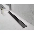 Mexen Flat ABS vonalmenti zuhanyfolyóka 70 cm, matt fekete