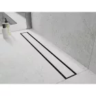 Mexen Flat ABS vonalmenti zuhanyfolyóka 70 cm, matt fekete
