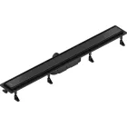 Mexen Flat ABS vonalmenti zuhanyfolyóka 70 cm, matt fekete