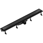 Mexen Flat ABS vonalmenti zuhanyfolyóka 70 cm, matt fekete