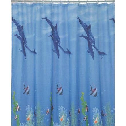 Textil Zuhanyfüggöny Dolphin