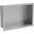 Mexen X-Wall-R beépíthető falfülke peremmel 30 x 20 cm, inox