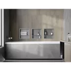 Mexen X-Wall-R beépíthető falfülke peremmel és belső polccal 30 x 30 cm, inox