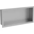 Mexen X-Wall-R beépíthető falfülke peremmel 45 x 20 cm, inox