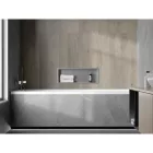 Mexen X-Wall-R beépíthető falfülke peremmel 60 x 20 cm, inox