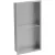 Mexen X-Wall-R beépíthető falfülke peremmel és belső polccal 60 x 30 cm, inox