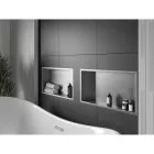 Mexen X-Wall-R beépíthető falfülke peremmel 60 x 30 cm, inox