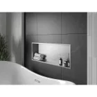 Mexen X-Wall-R beépíthető falfülke peremmel 90 x 30 cm, inox