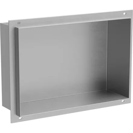 Mexen X-Wall-NR beépíthető falfülke perem nélkül 30 x 20 cm, inox