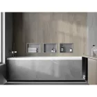 Mexen X-Wall-NR beépíthető falfülke perem nélkül 30 x 20 cm, inox