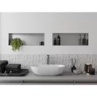 Mexen X-Wall-NR beépíthető falfülke perem nélkül 60 x 20 cm, inox