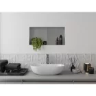 Mexen X-Wall-NR beépíthető falfülke perem nélkül és belső polccal 60 x 30 cm, inox