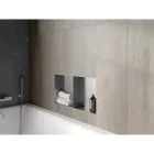 Mexen X-Wall-NR beépíthető falfülke perem nélkül és belső polccal 60 x 30 cm, inox