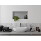 Mexen X-Wall-NR beépíthető falfülke perem nélkül 60 x 30 cm, inox