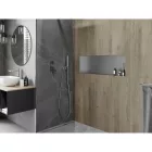 Mexen X-Wall-NR beépíthető falfülke perem nélkül 90 x 30 cm, inox