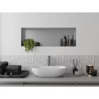 Mexen X-Wall-NR beépíthető falfülke perem nélkül 90 x 30 cm, inox