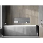 Mexen X-Wall-NR beépíthető falfülke perem nélkül 90 x 30 cm, inox