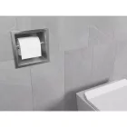 Mexen X-Wall-P falba építhető WC-papír tartó, inox