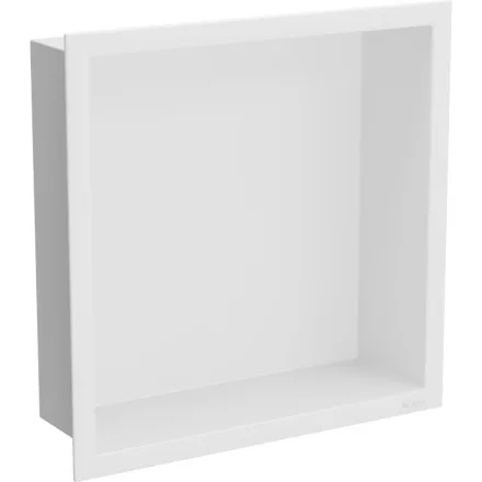 Mexen X-Wall-R beépíthető falfülke peremmel 30 x 30 cm, fehér