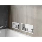 Mexen X-Wall-R beépíthető falfülke peremmel 45 x 20 cm, fehér