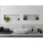 Mexen X-Wall-R beépíthető falfülke peremmel 60 x 20 cm, fehér
