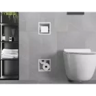 Mexen X-Wall-BP falba építhető WC-papír tartó tartalék tekercstartóval, fehér