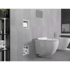 Mexen X-Wall-BP falba építhető WC-papír tartó tartalék tekercstartóval, fehér