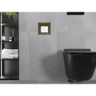 Mexen X-Wall-P falba építhető WC-papír tartó, szálcsiszolt arany