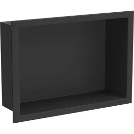   Mexen X-Wall-R beépíthető falfülke peremmel 30 x 20 cm, fekete