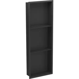   Mexen X-Wall-R beépíthető falfülke peremmel és belső polccal 90 x 30 cm, fekete