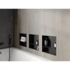 Mexen X-Wall-NR beépíthető falfülke perem nélkül és belső polccal 30 x 30 cm, fekete