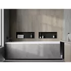 Mexen X-Wall-NR beépíthető falfülke perem nélkül 60 x 20 cm, fekete