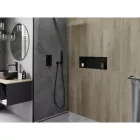 Mexen X-Wall-NR beépíthető falfülke perem nélkül 60 x 20 cm, fekete