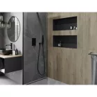 Mexen X-Wall-NR beépíthető falfülke perem nélkül 75 x 30 cm, fekete