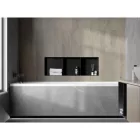 Mexen X-Wall-NR beépíthető falfülke perem nélkül és belső polccal 90 x 30 cm, fekete