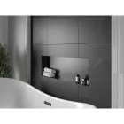 Mexen X-Wall-NR beépíthető falfülke perem nélkül 90 x 30 cm, fekete